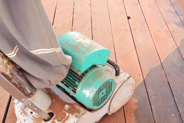 Cedar Deck Sanding in Anaheim